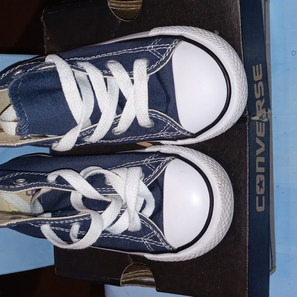 Blue converse